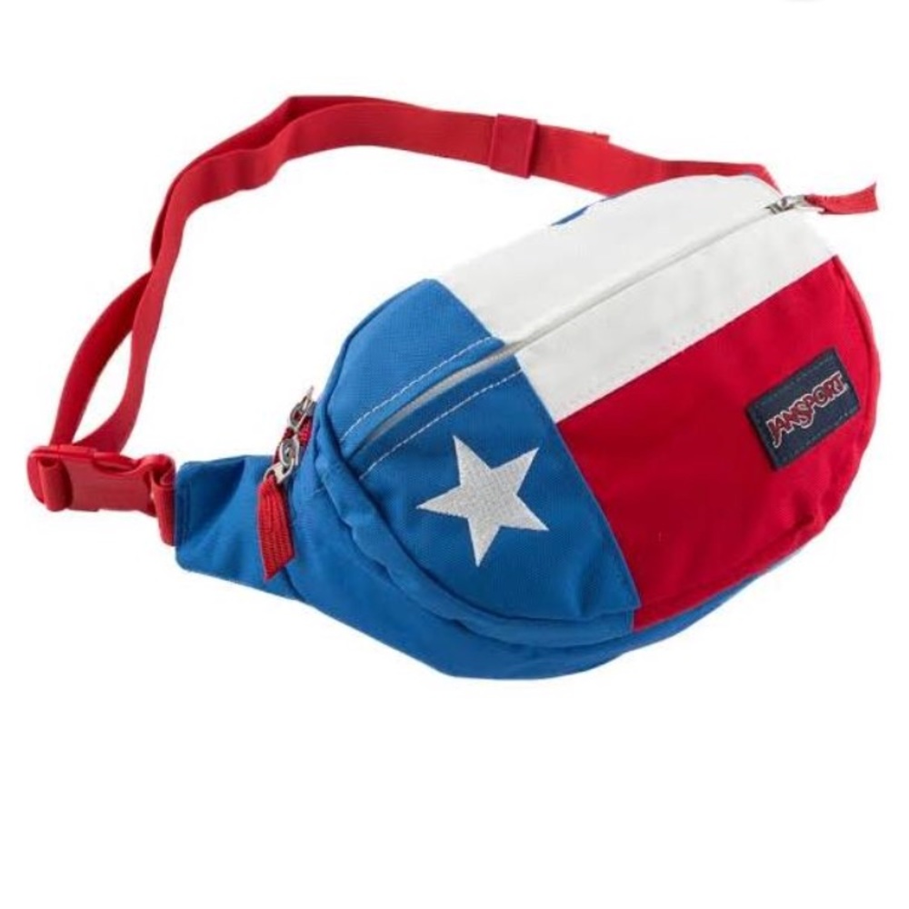 🎉FLASH SALE🎉Jansport Texas Flag Fanny Pack
